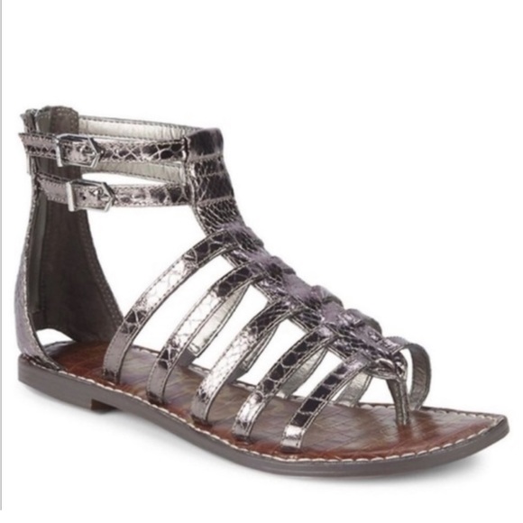 Sam Edelman Shoes - Sam Edelman | Kendra | Metallic Snake Gladiator Sandals